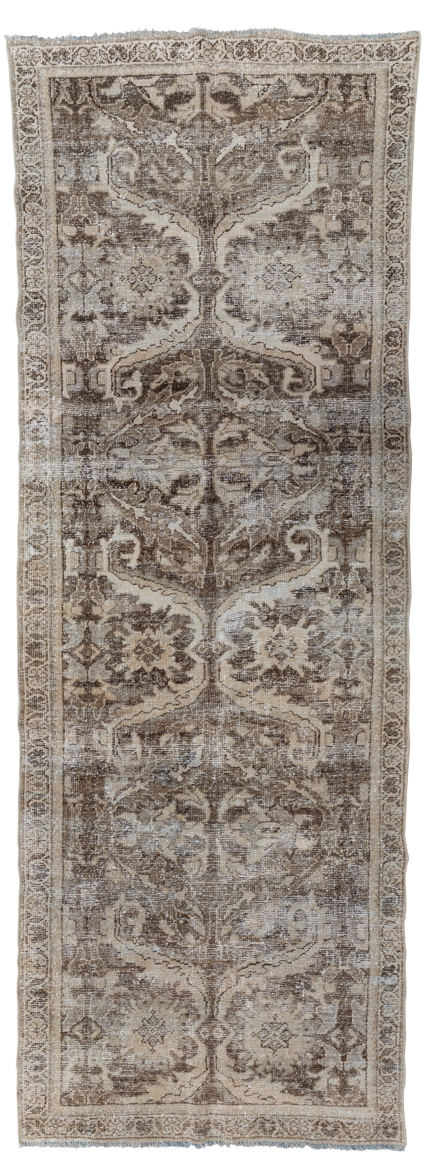 Antique Persian Mahal Runner Rug
