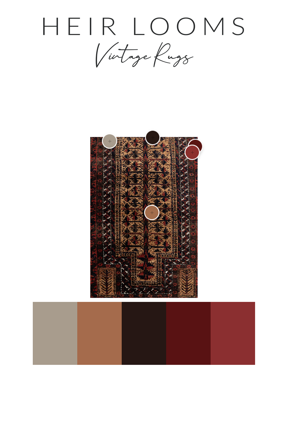 Antique Baluch Prayer Rug