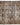 A distressed vintage-style area rug with an intricate traditional pattern in shades of brown, beige, and off-white, featuring a faded central medallion and ornate borders.