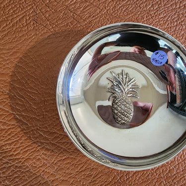 Pineapple Silver Bowl A232