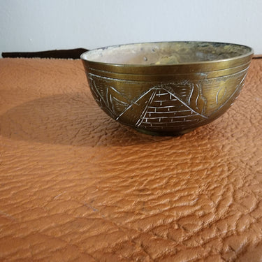 Pictorial Bronze Bowl A234