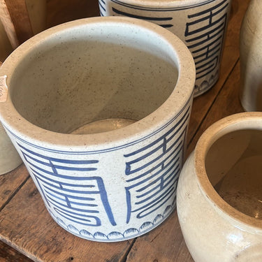 Blue and White Pots A083