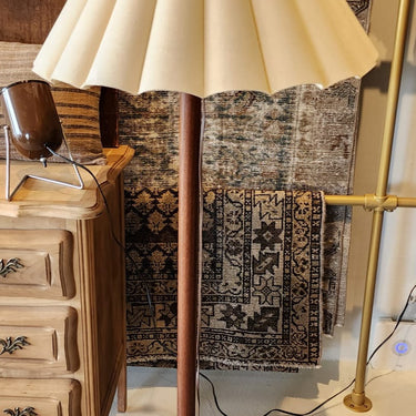 Lamp with Beige Shade A146