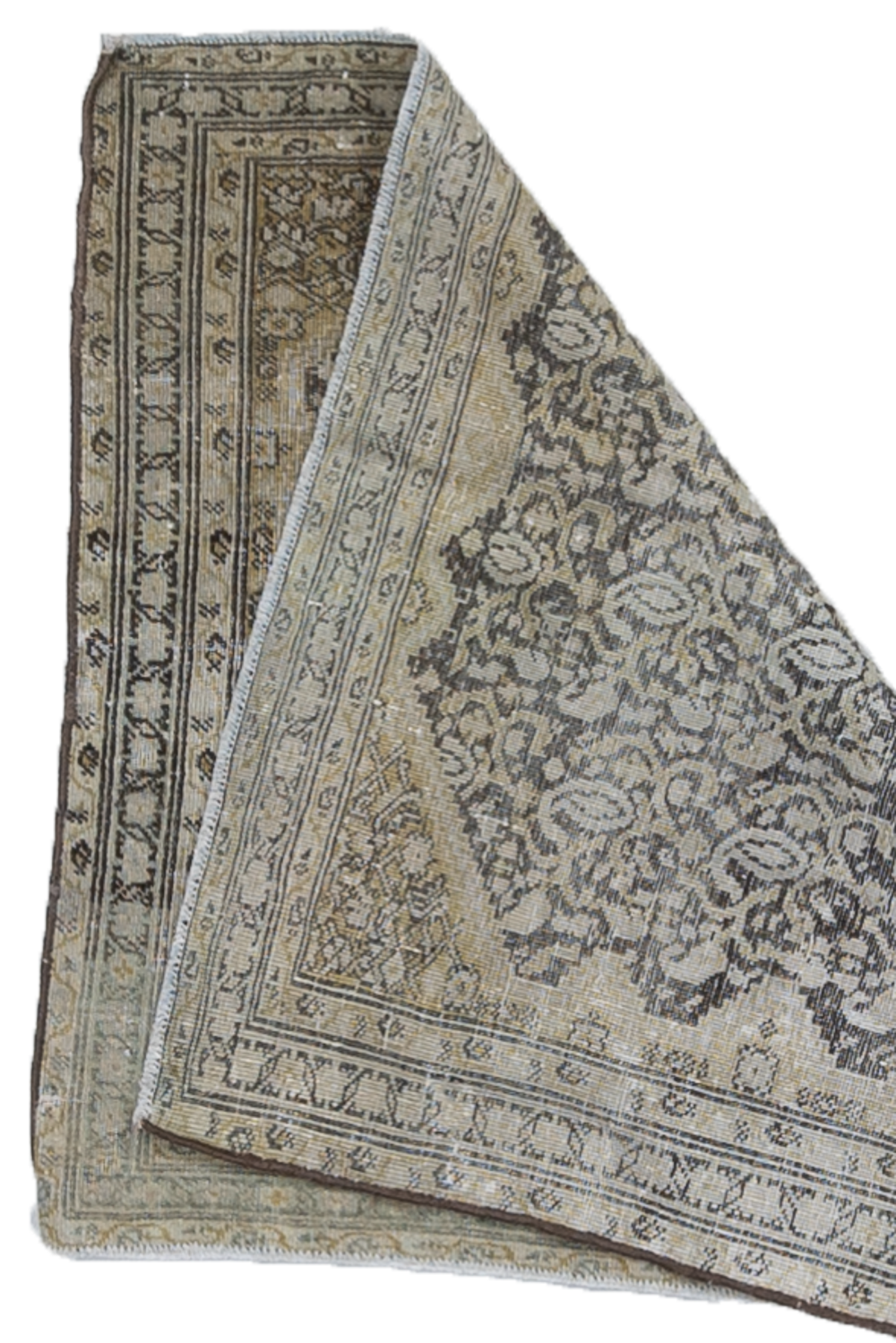 Antique Persian Malayer Yastik Rug