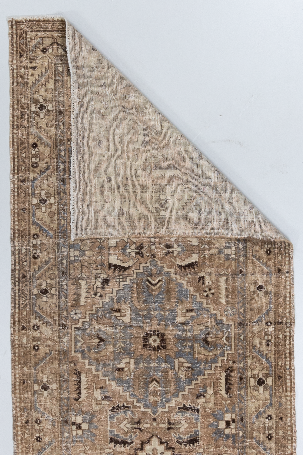 Vintage Persian Heriz Runner Rug