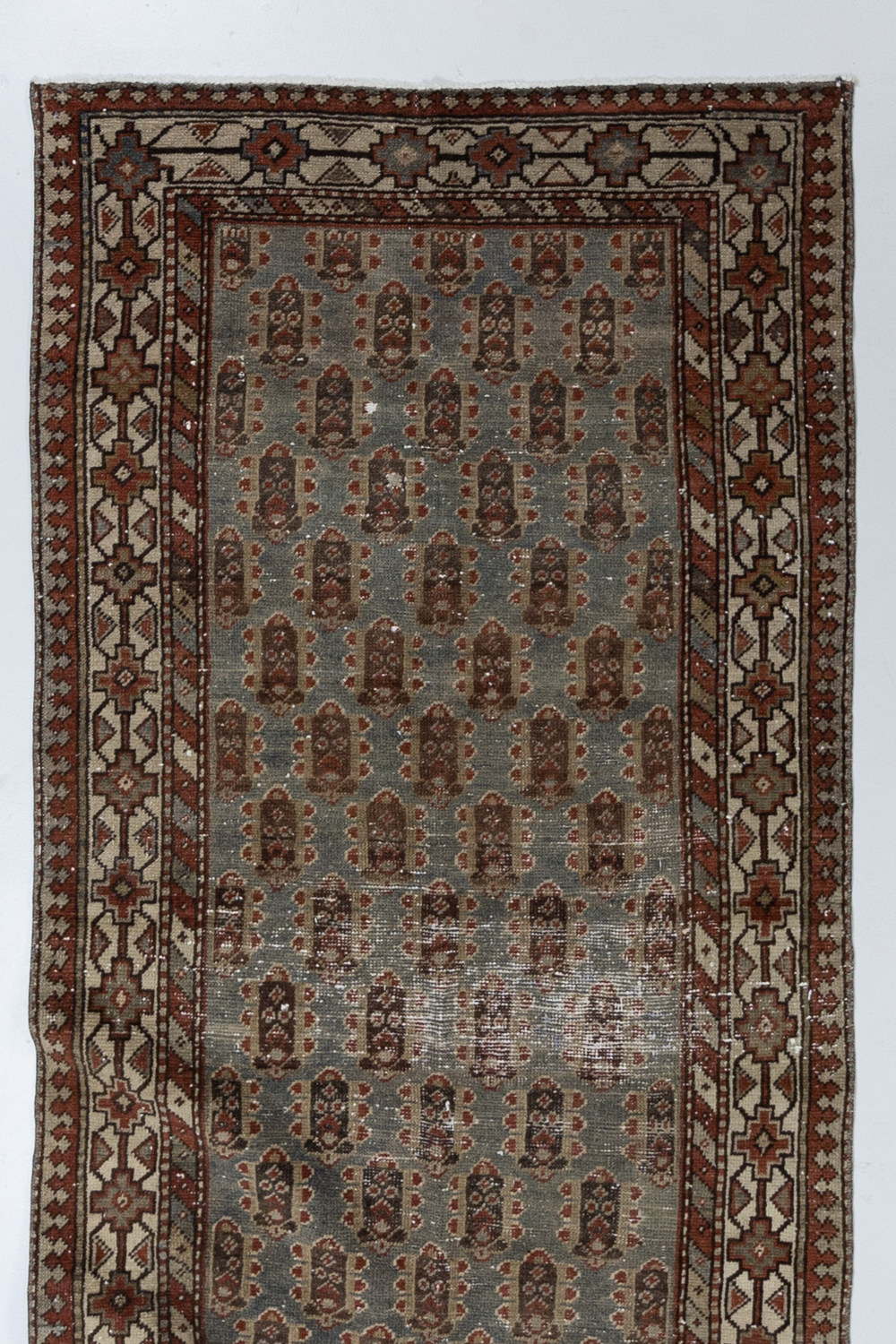 Vintage Oriental Shashevan Runner Rug