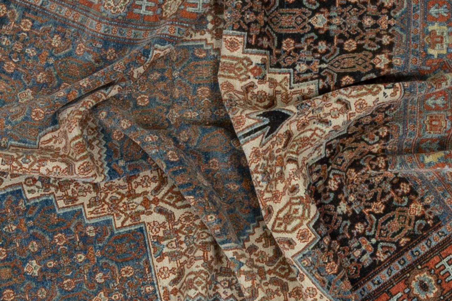 Vintage Persian Senneh Rug