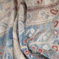 Antique Blue and Red Persian Gallery Runner Rug