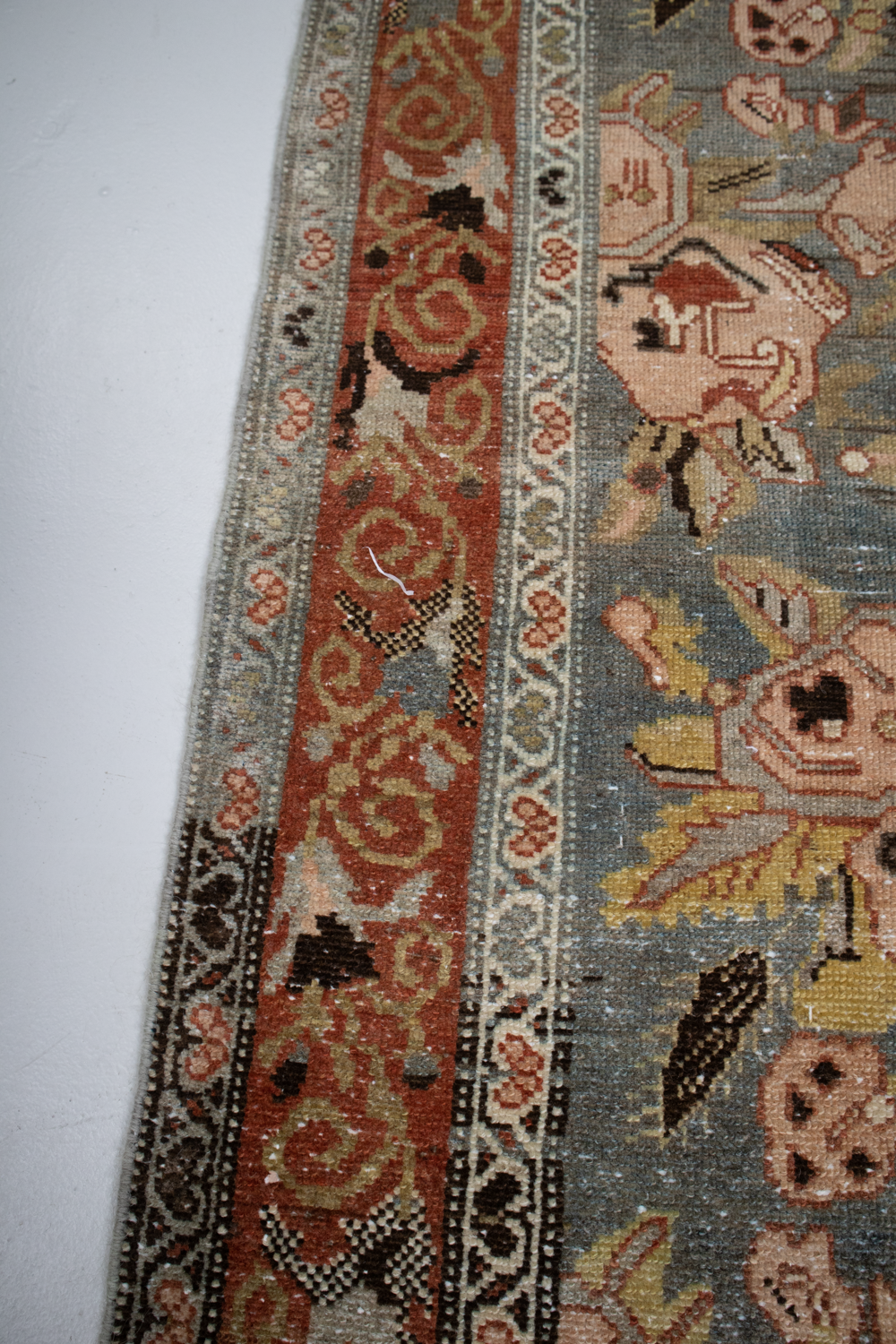 Antique Persian Floral Senneh Runner
