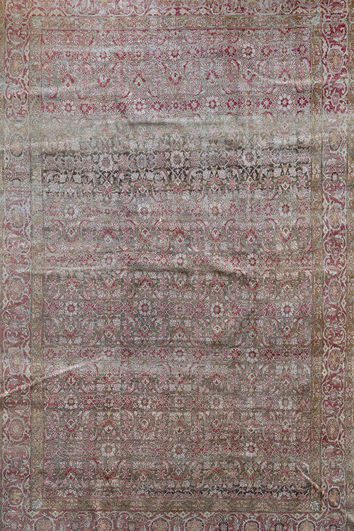 Vintage Persian Lavar Kerman Rug