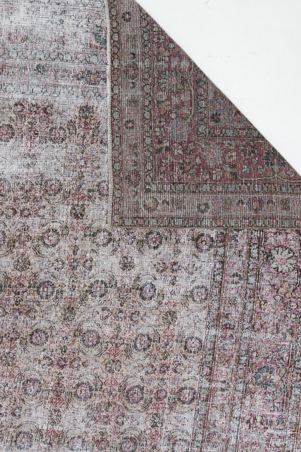 Worn Antique Persian Rug