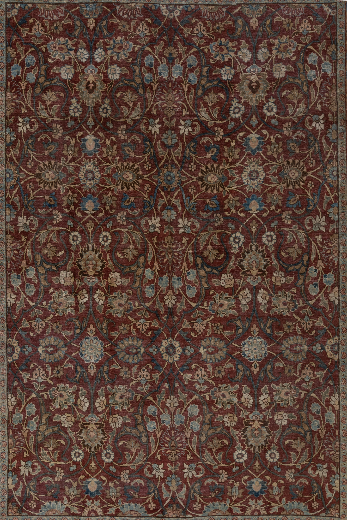 Vintage Oriental Persian Tabriz Rug