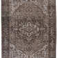 Brown Vintage Persian Heriz Rug