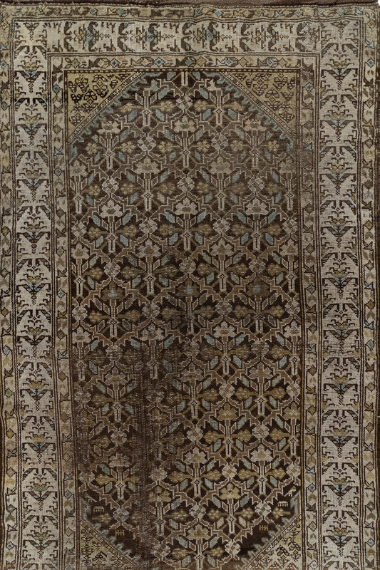 Antique Persian Malayer Rug M2263