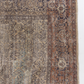Oversize Brown and Tan Antique Persian Rug