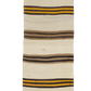 Neutral Striped Vintage Turkish Hemp Runner Rug