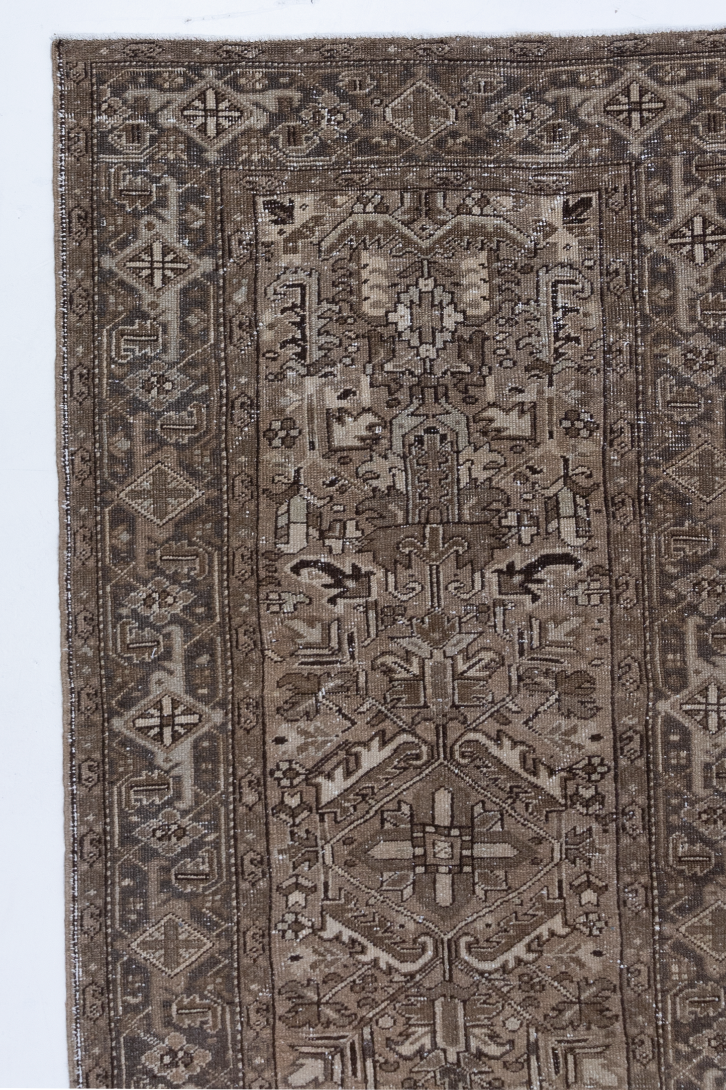 Vintage Oriental Persian Heriz Rug
