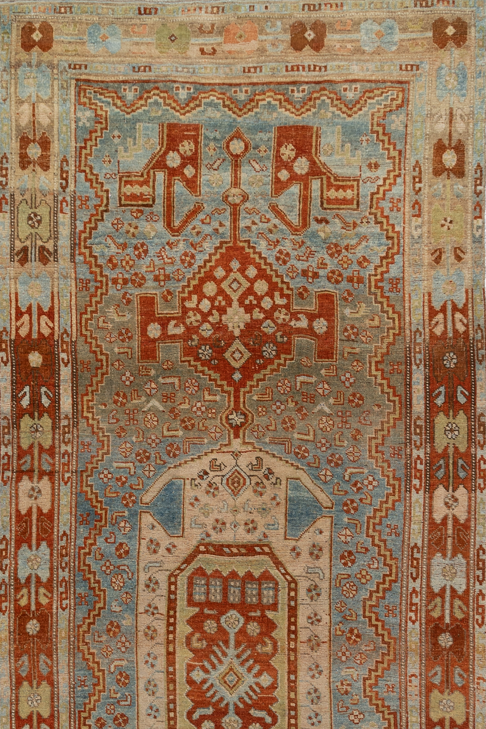 Antique Persian Kurd Bidjar Gallery Rug