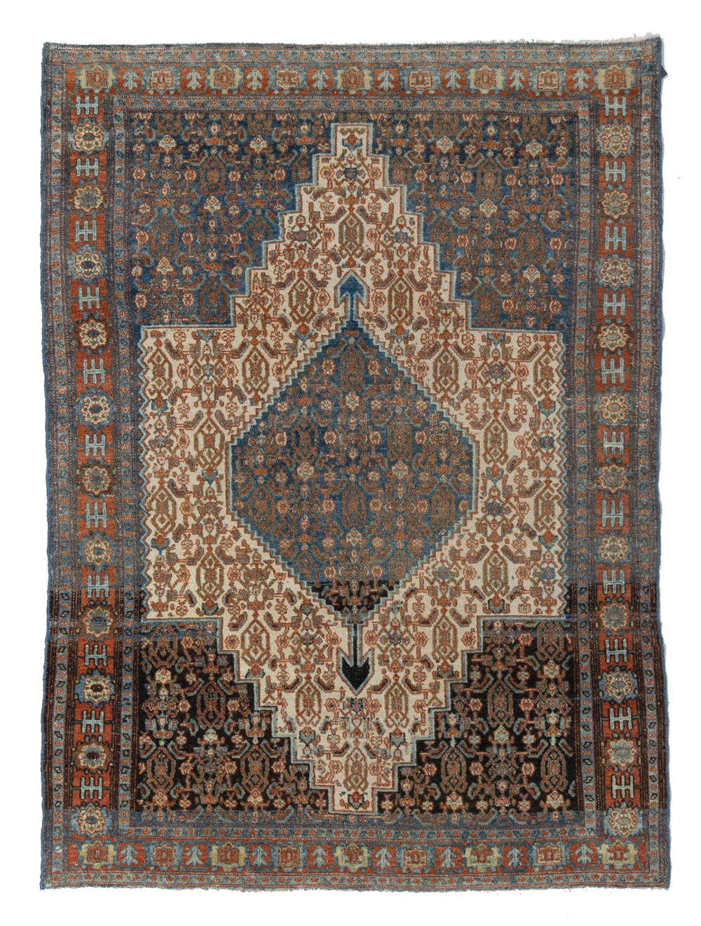 Vintage Persian Senneh Rug
