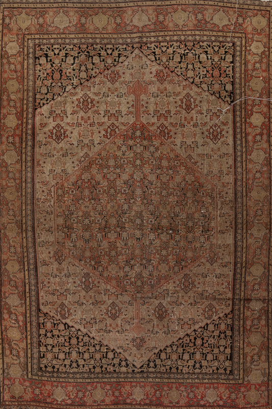 Antique Persian Malayer Rug S2134